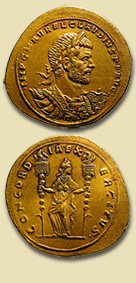 Gold multiple 5 aurei